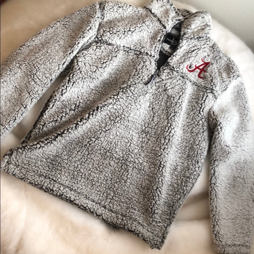 Fuzzy Alabama Sherpa❤️🐘 (crew zip)